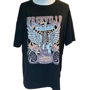 Nashville Tee Shirt Small Music Country